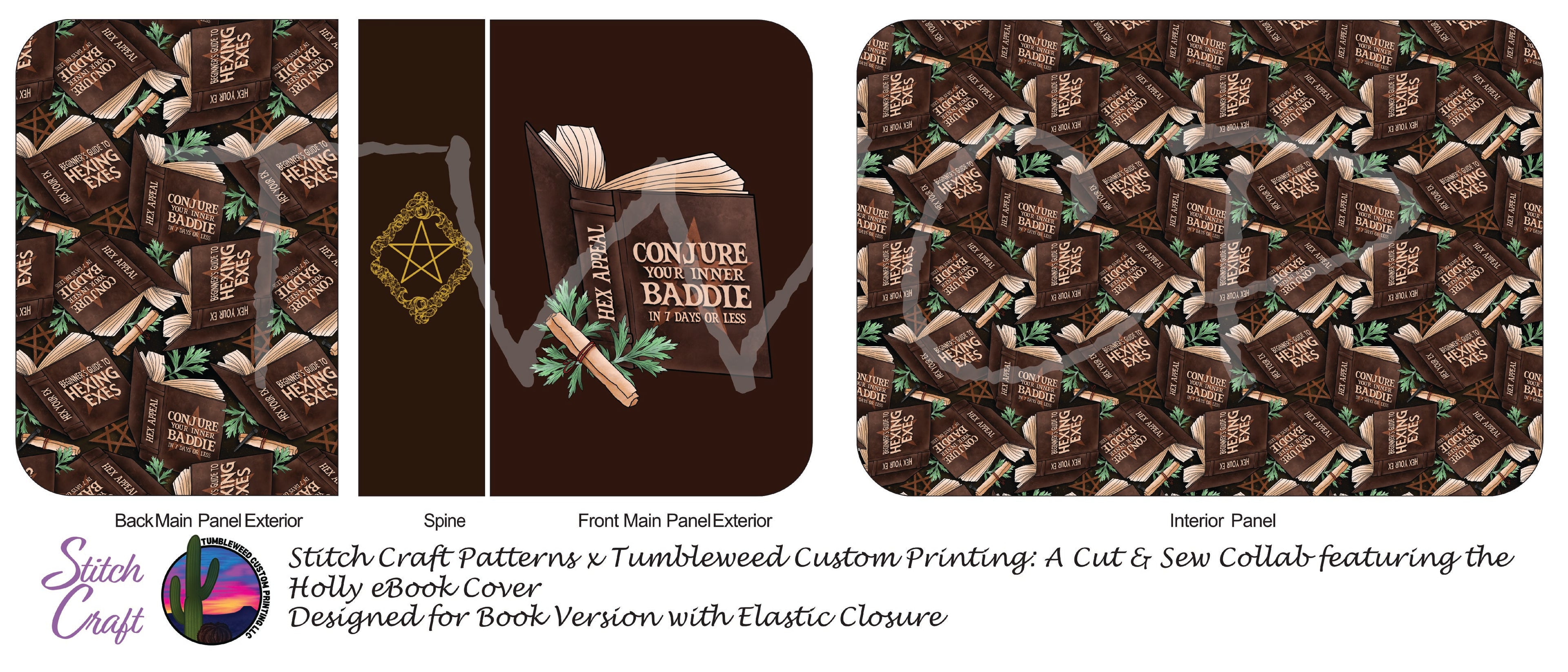 Stitch Craft Patterns - Holly eBook Cover - Baddie (Book Cover Version)