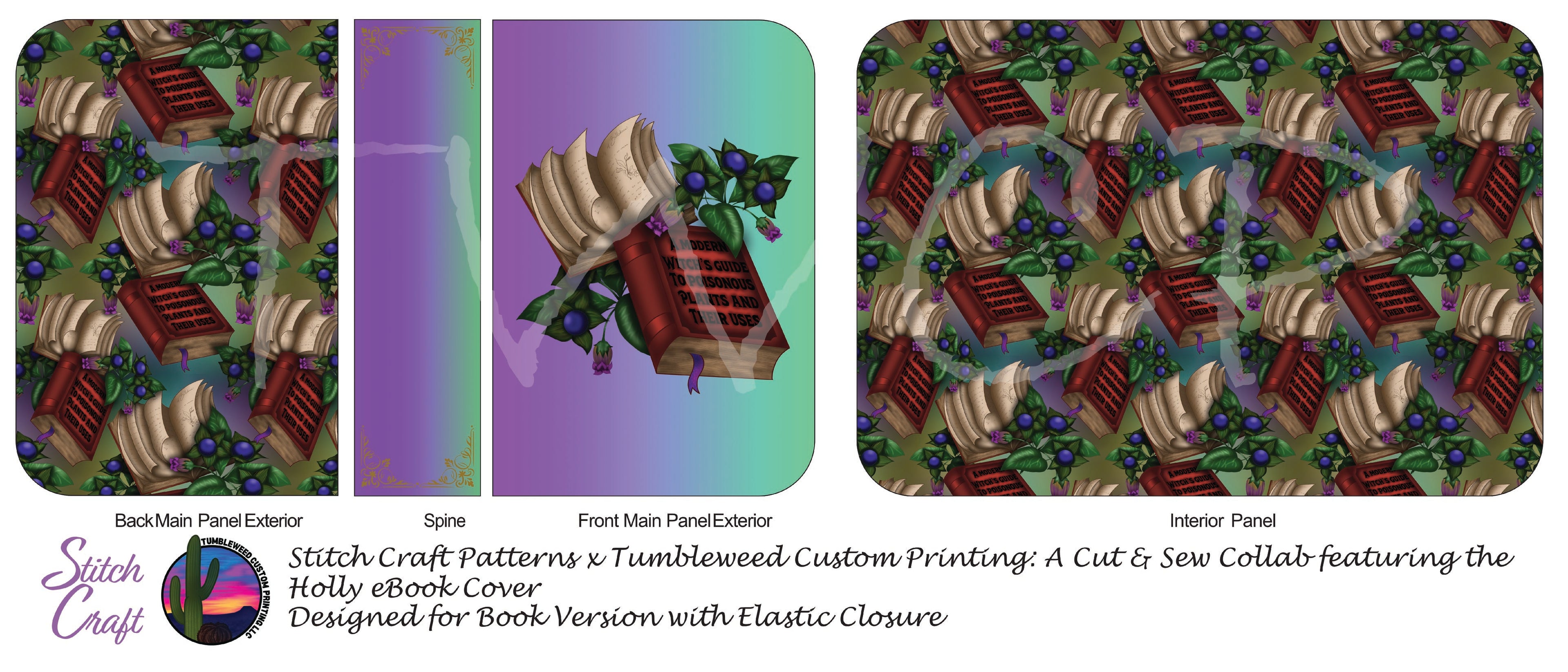 Stitch Craft Patterns - Holly eBook Cover - Belladonna (Book Cover Version)