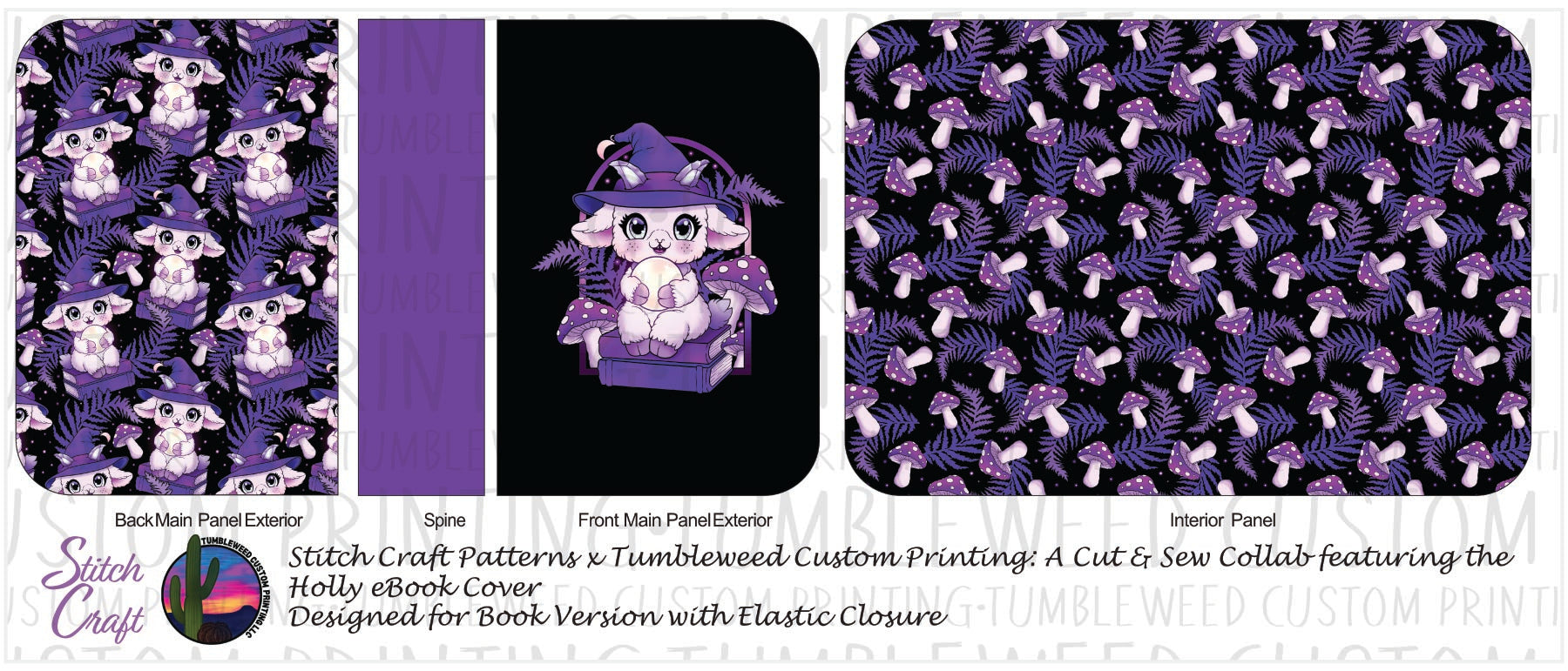 Stitch Craft Patterns - Holly eBook Cover - Whimsy Grove Twilight 1