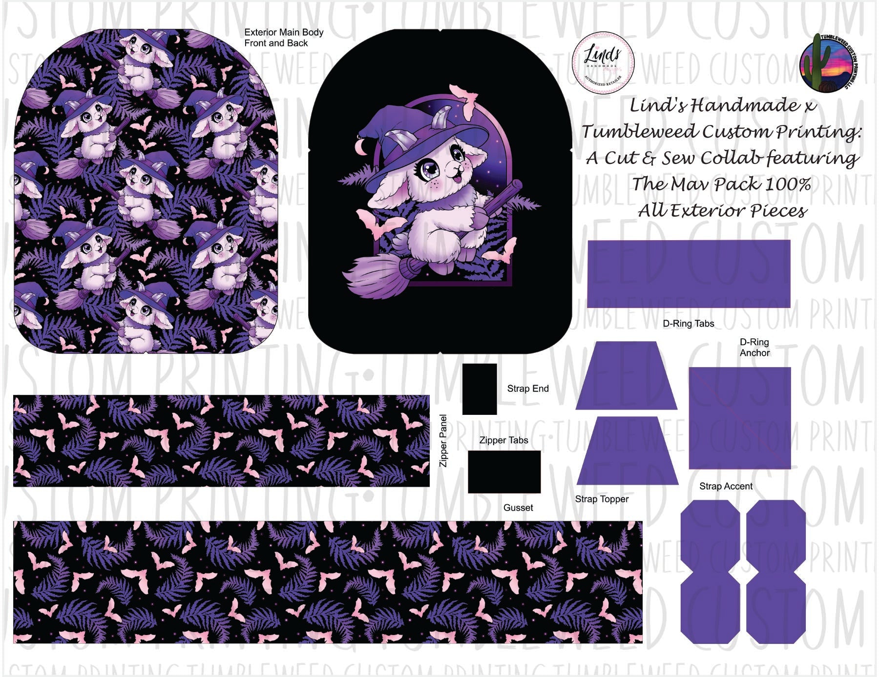 Lind's Handmade - Mav Pack 120% - Whimsy Grove Twilight 2
