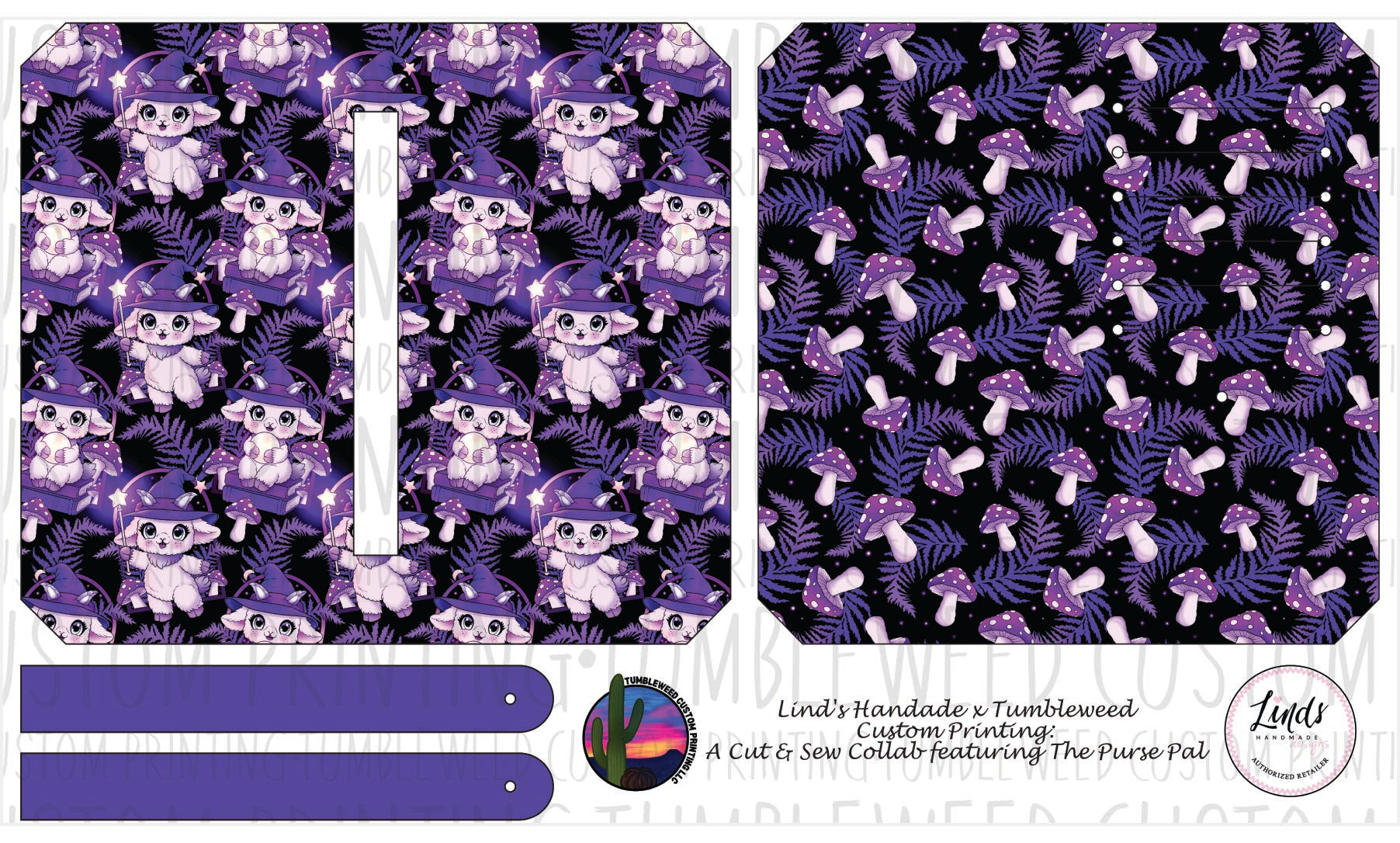Lind's Handmade - Purse Pal - Whimsy Grove Twilight 6