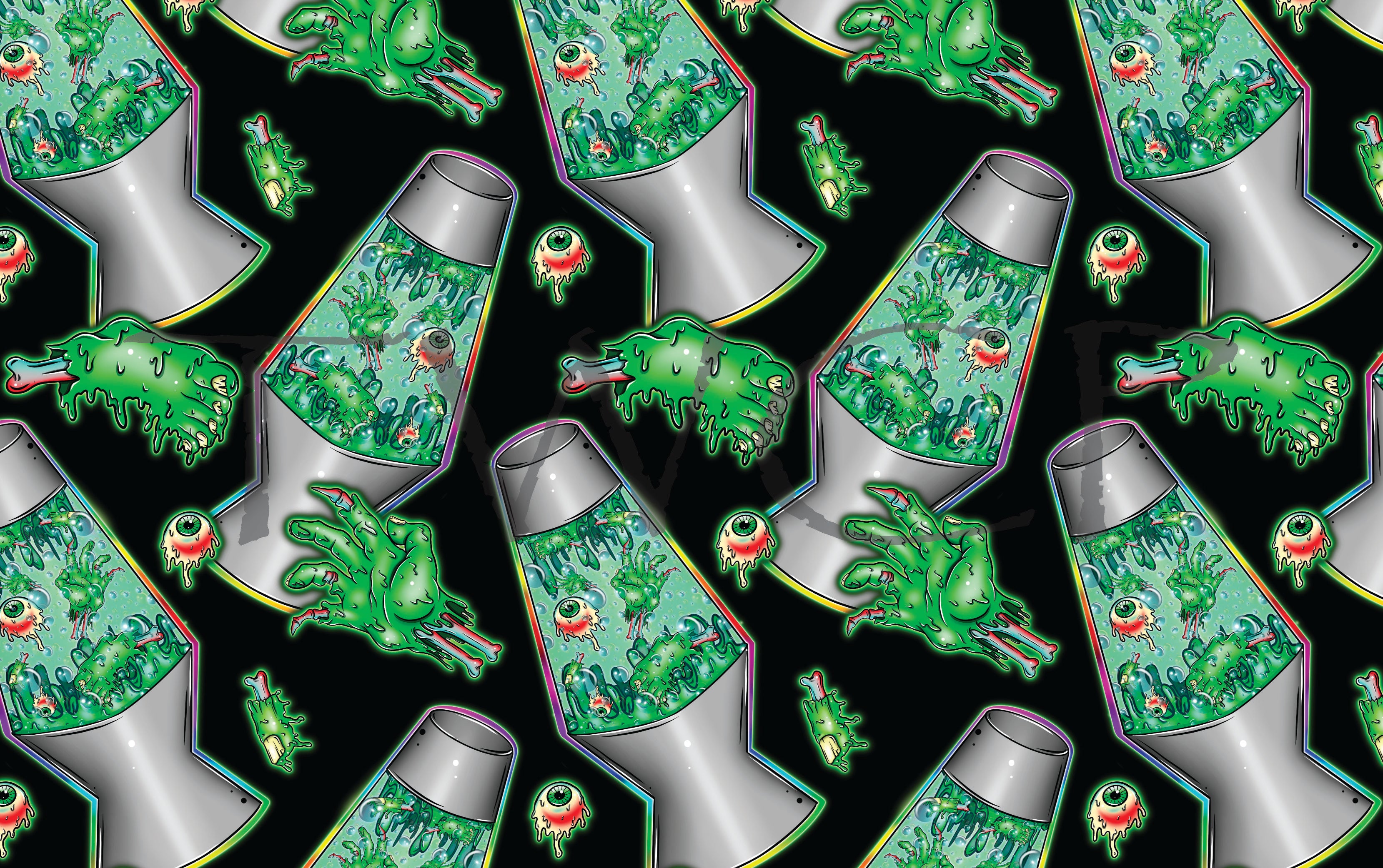 Untouchable Illustrations - Zombie Eyeball Lava