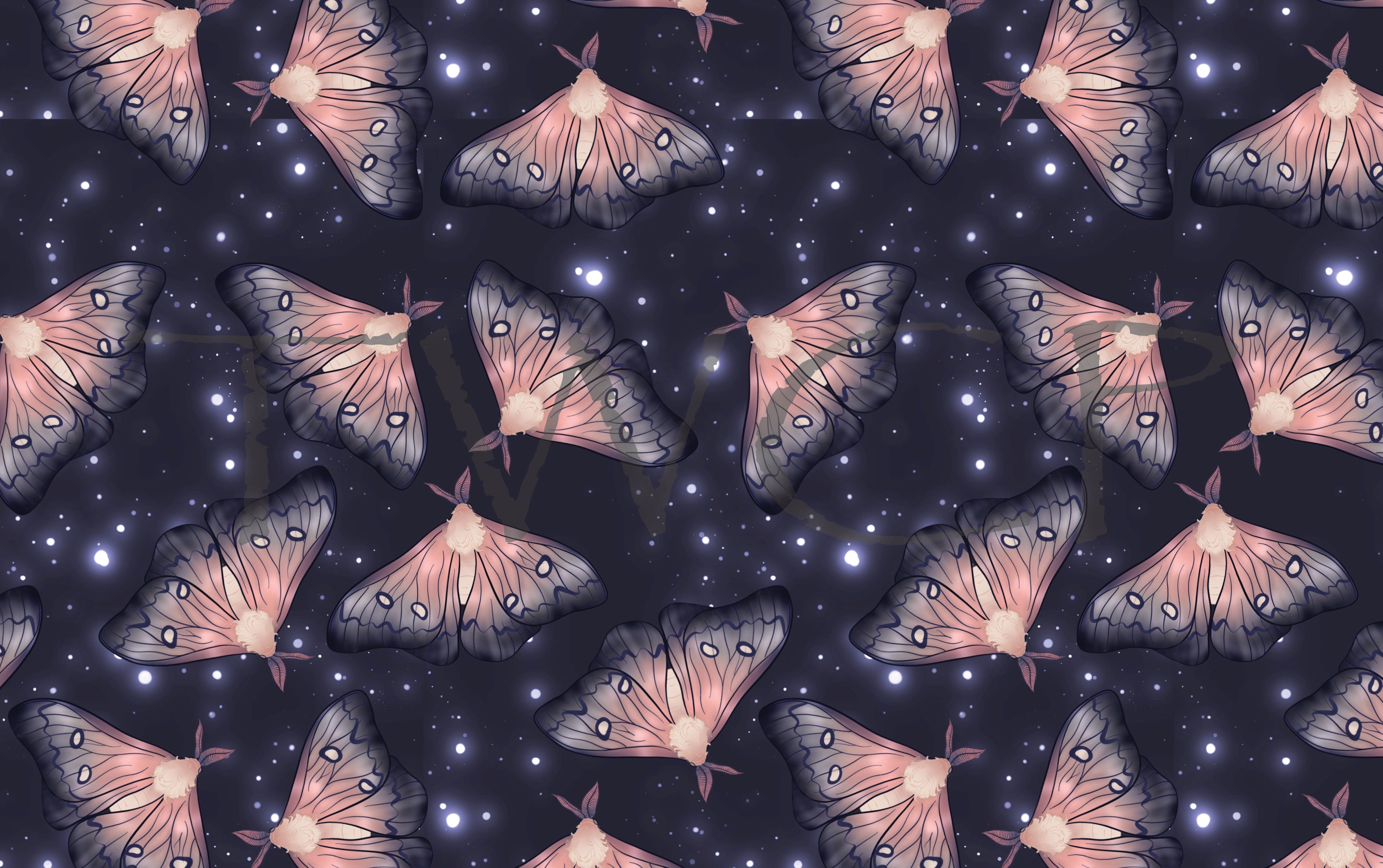 Whimsy Pixie Designs - Dreamy Death Blossoms Coordinate Plum