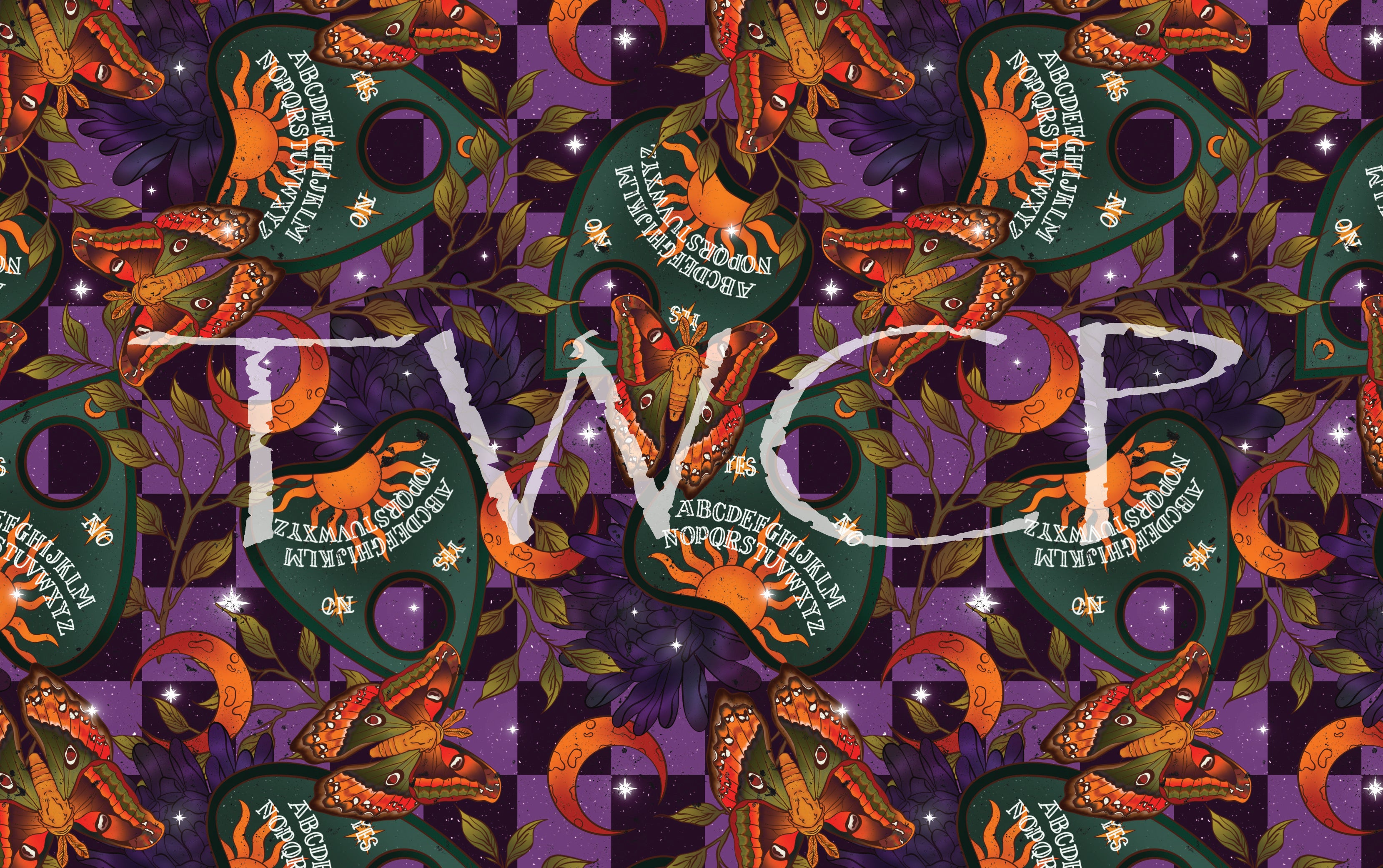 Whimsy Pixie Designs - Whimsy Planchette Purple Checker