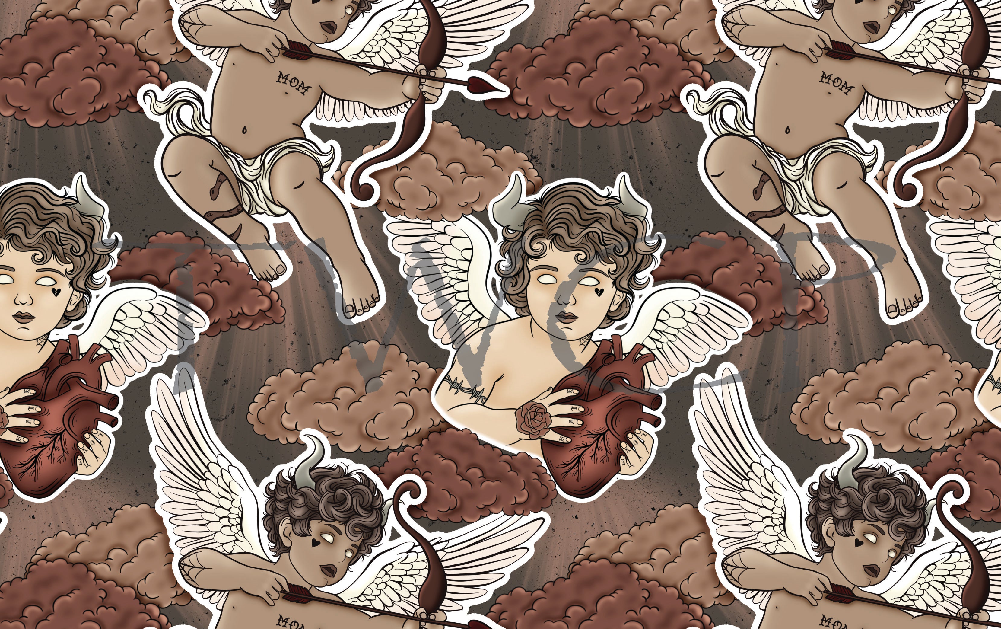 Whimsy Pixie Designs - Vintage Tatted Cherubs