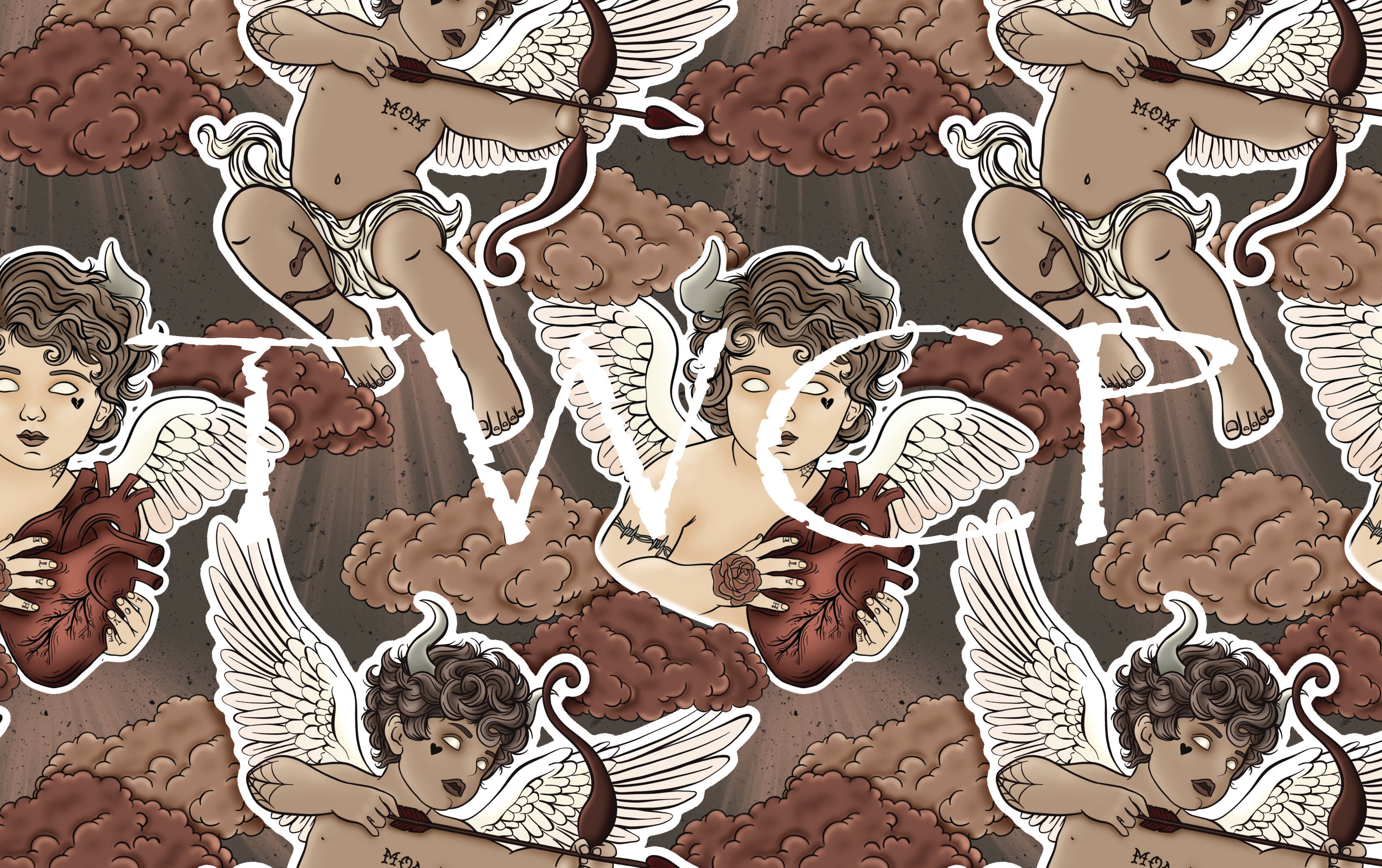 Whimsy Pixie Designs - Whimsey Vintage Cherubs Tattoos