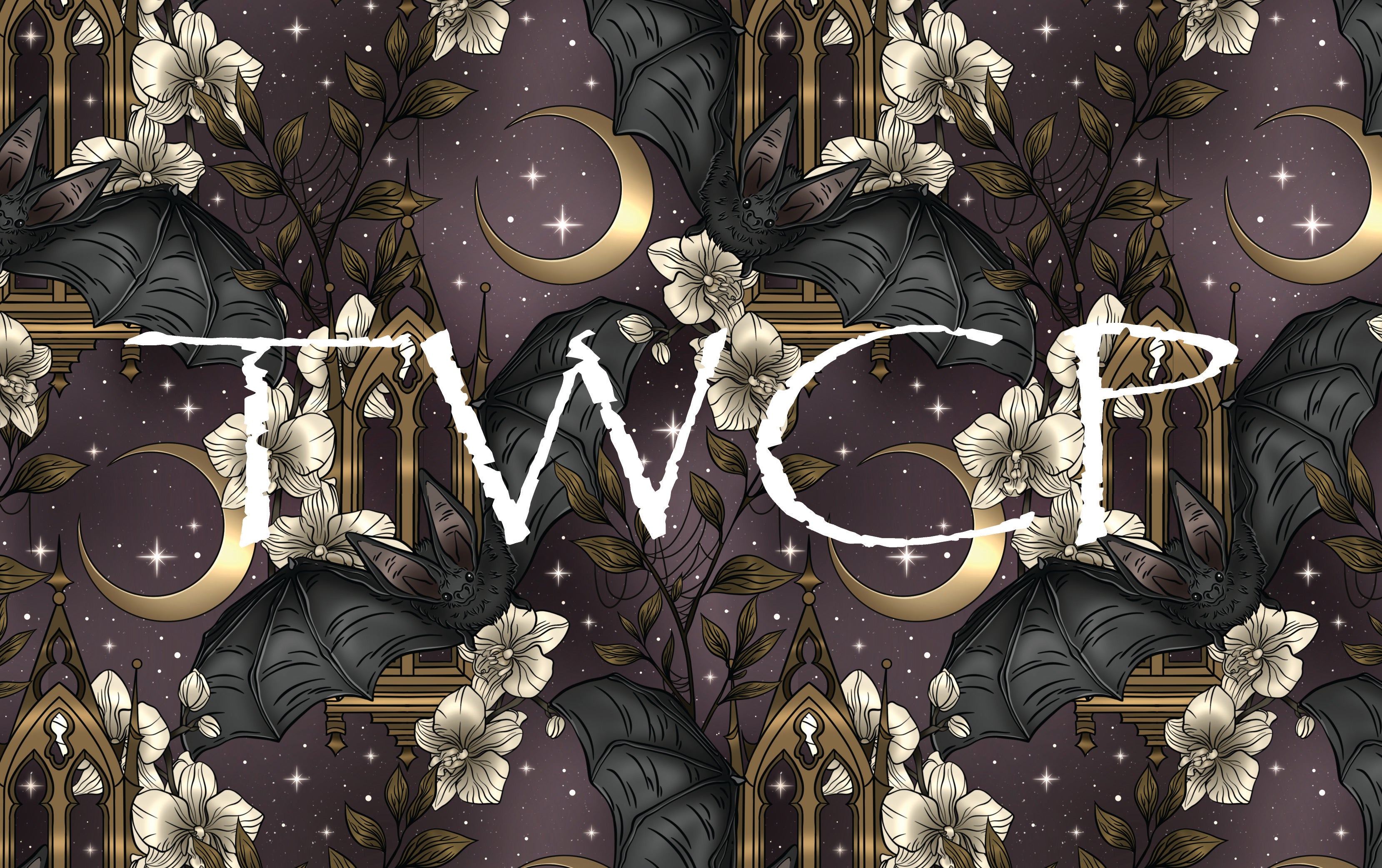 Whimsy Pixie Designs - Midnight Bats Plum