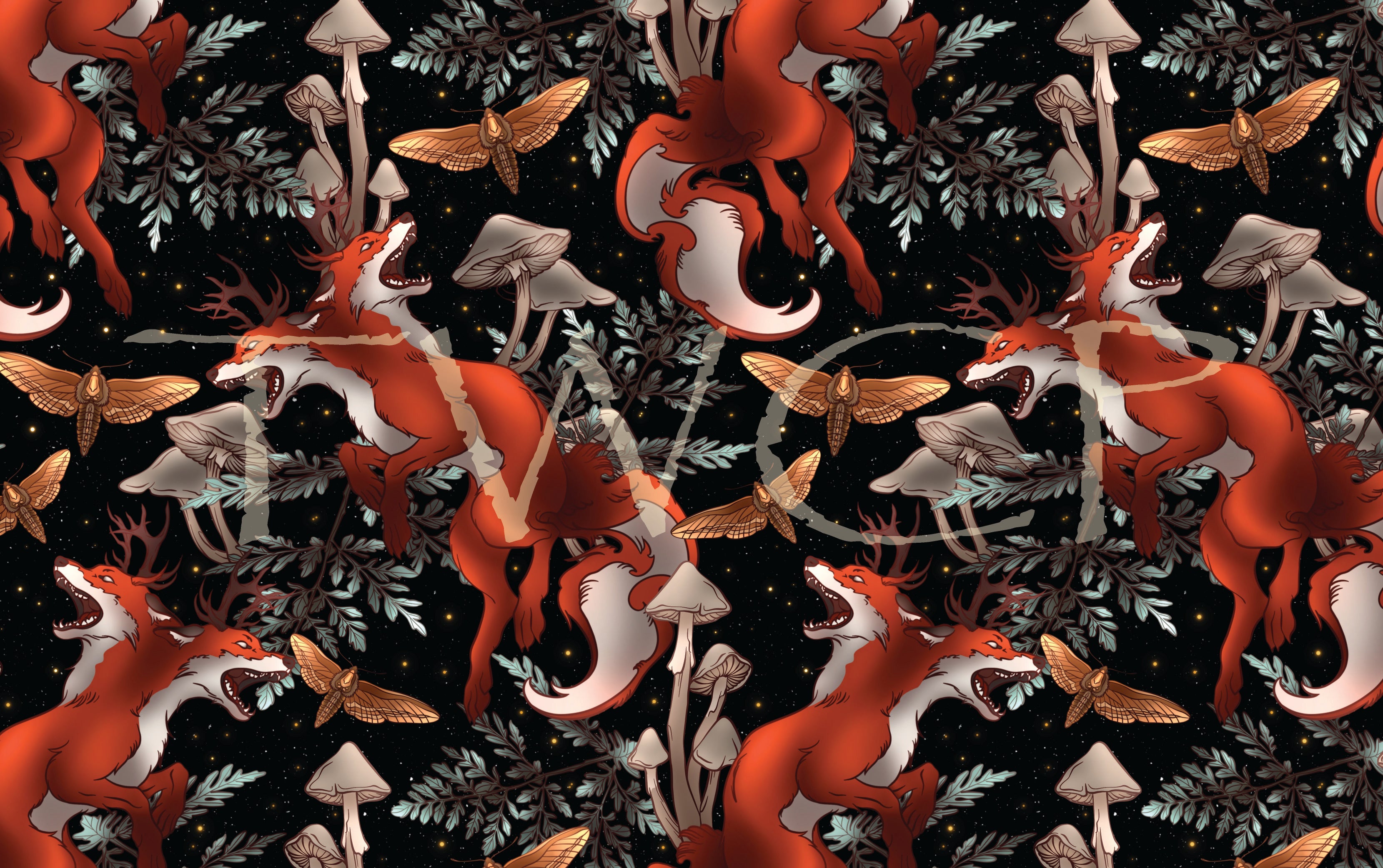 Whimsy Pixie Designs - Woodsy Fox Black