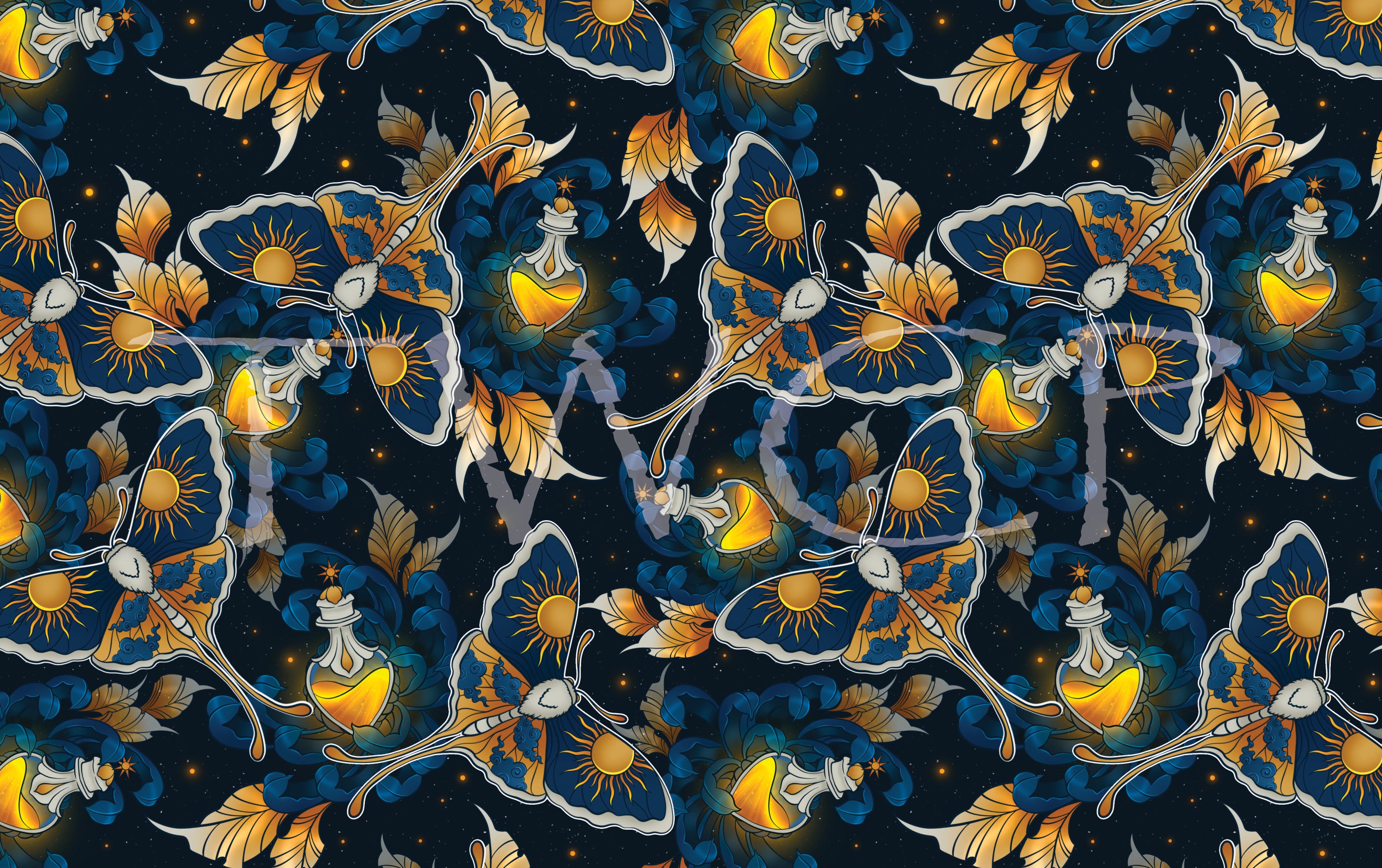 Whimsy Pixie Designs - Bottled Sunshine Navy