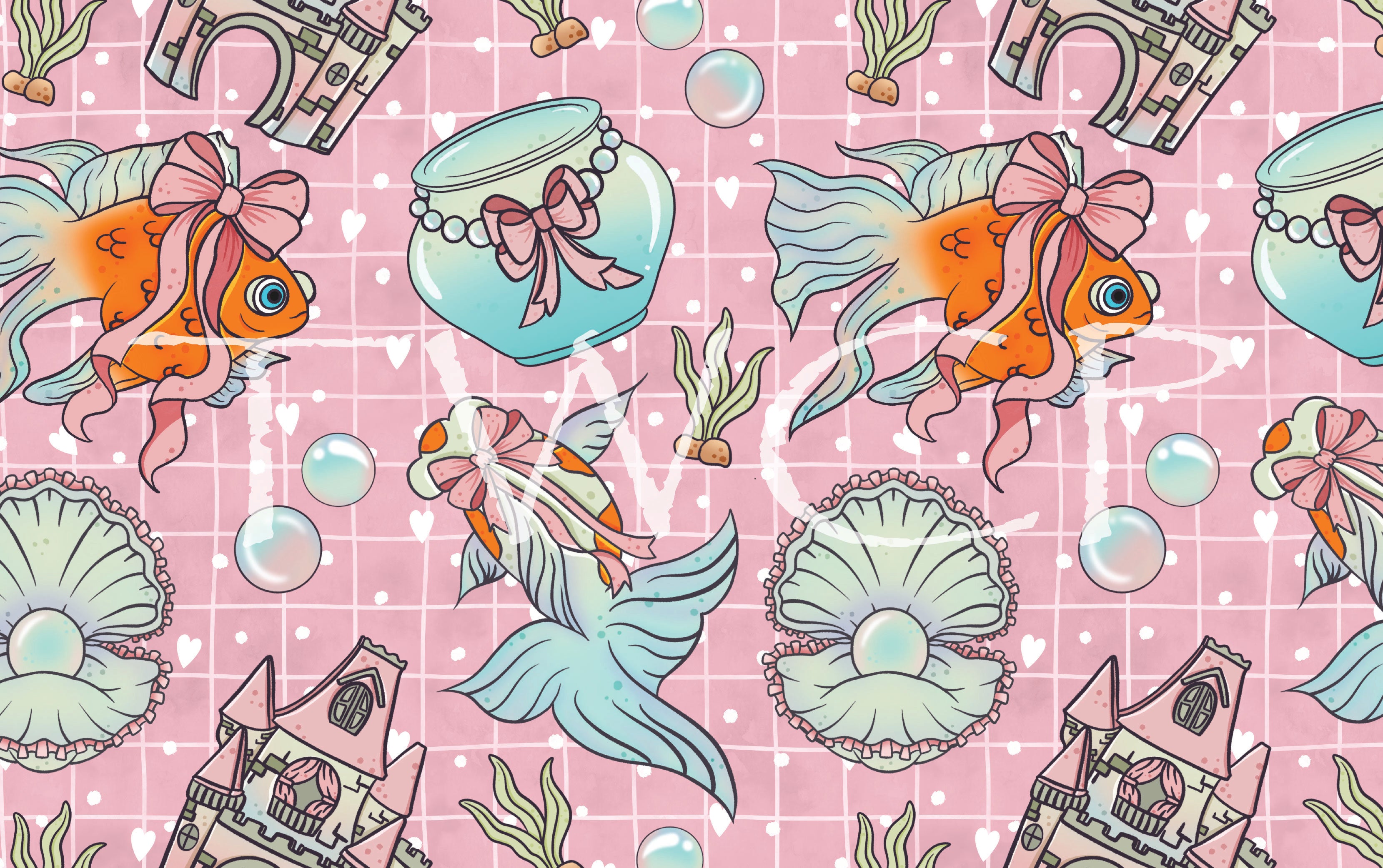 Whimsy Pixie Designs - Coquette Fishy Pink
