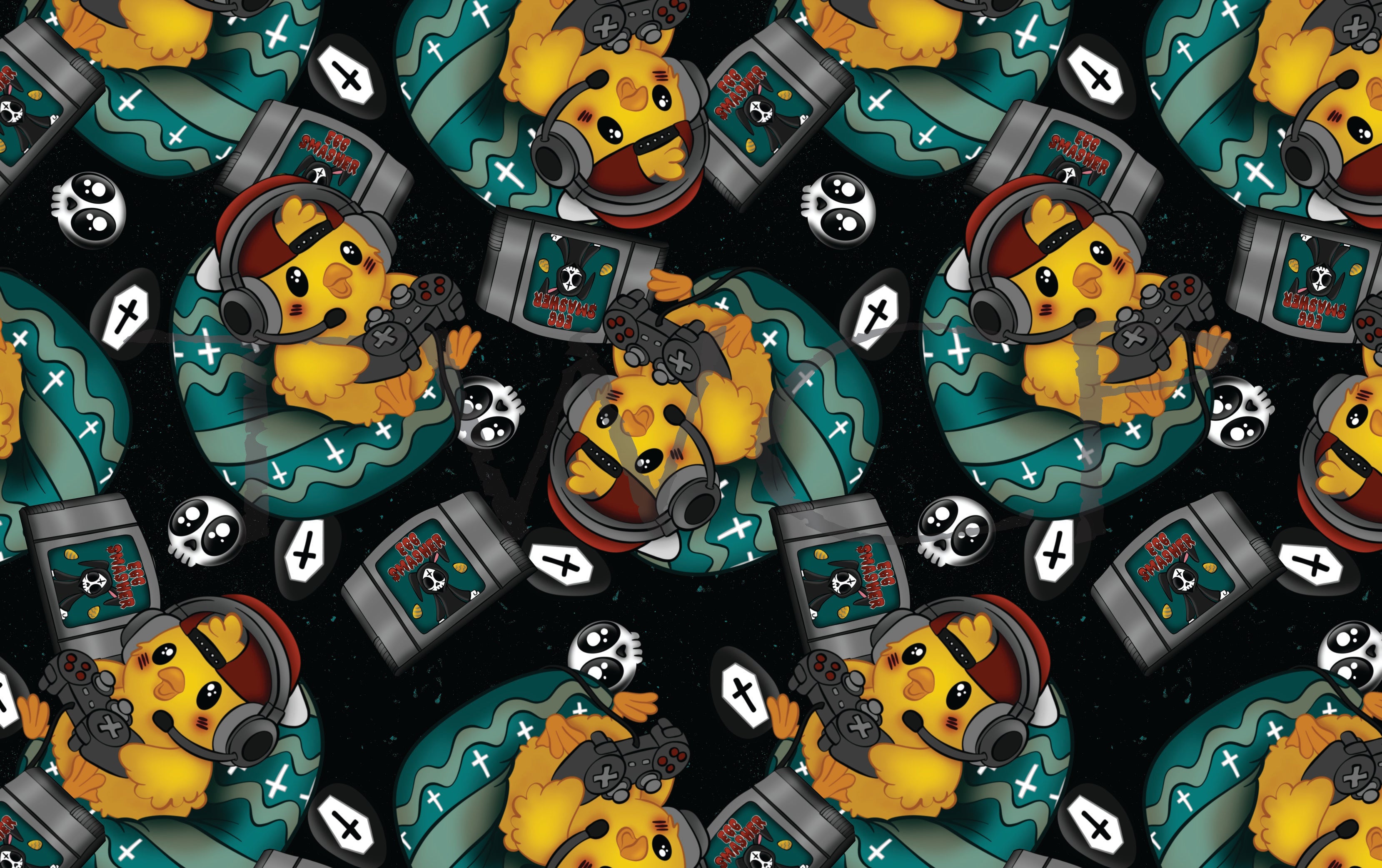 Whimsy Pixie Designs - Gamer Chic Black