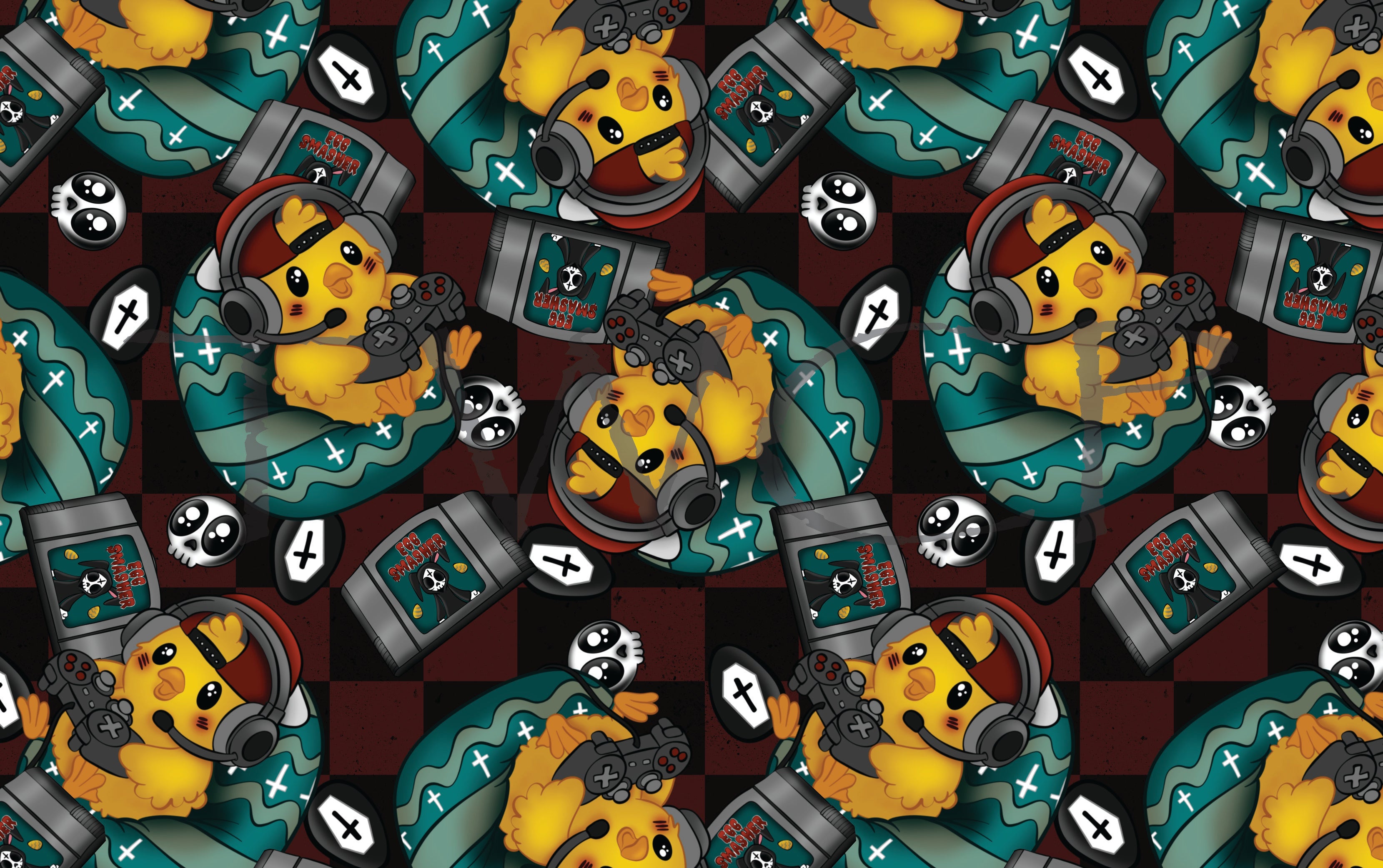 Whimsy Pixie Designs - Gamer Chic Checker