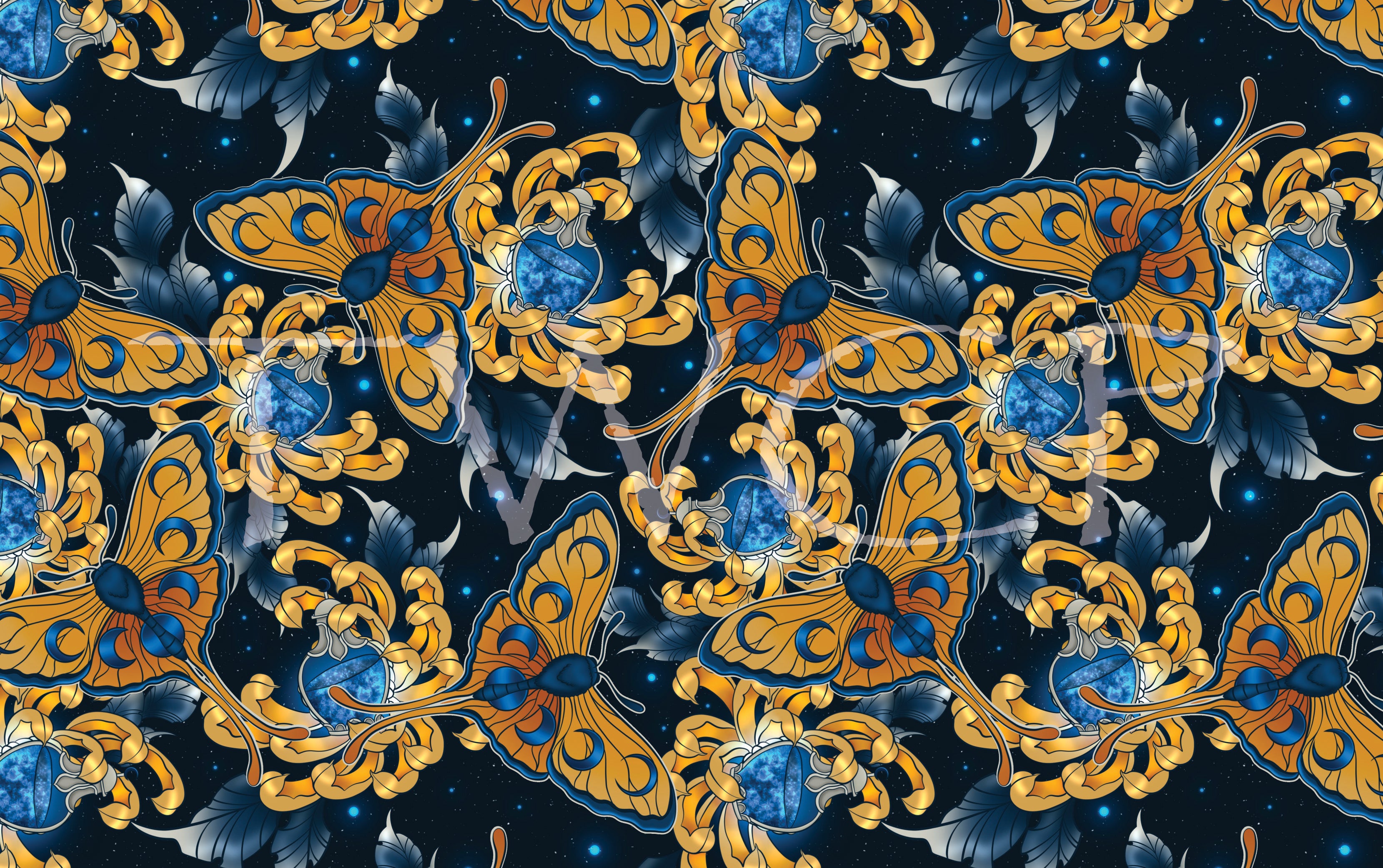 Whimsy Pixie Designs - Moon Water Navy