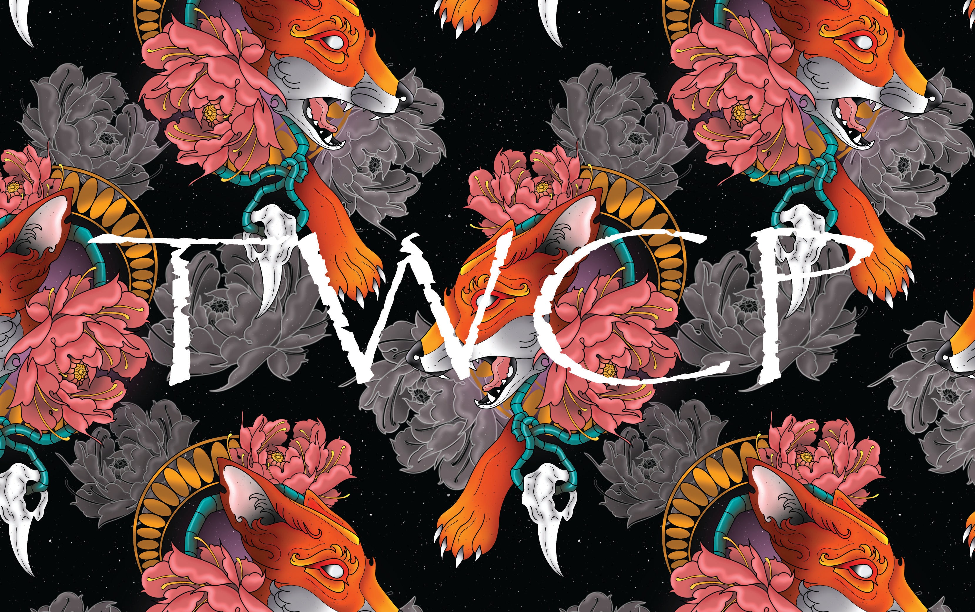 Whimsy Pixie Designs - Neo Traditional Fox Black