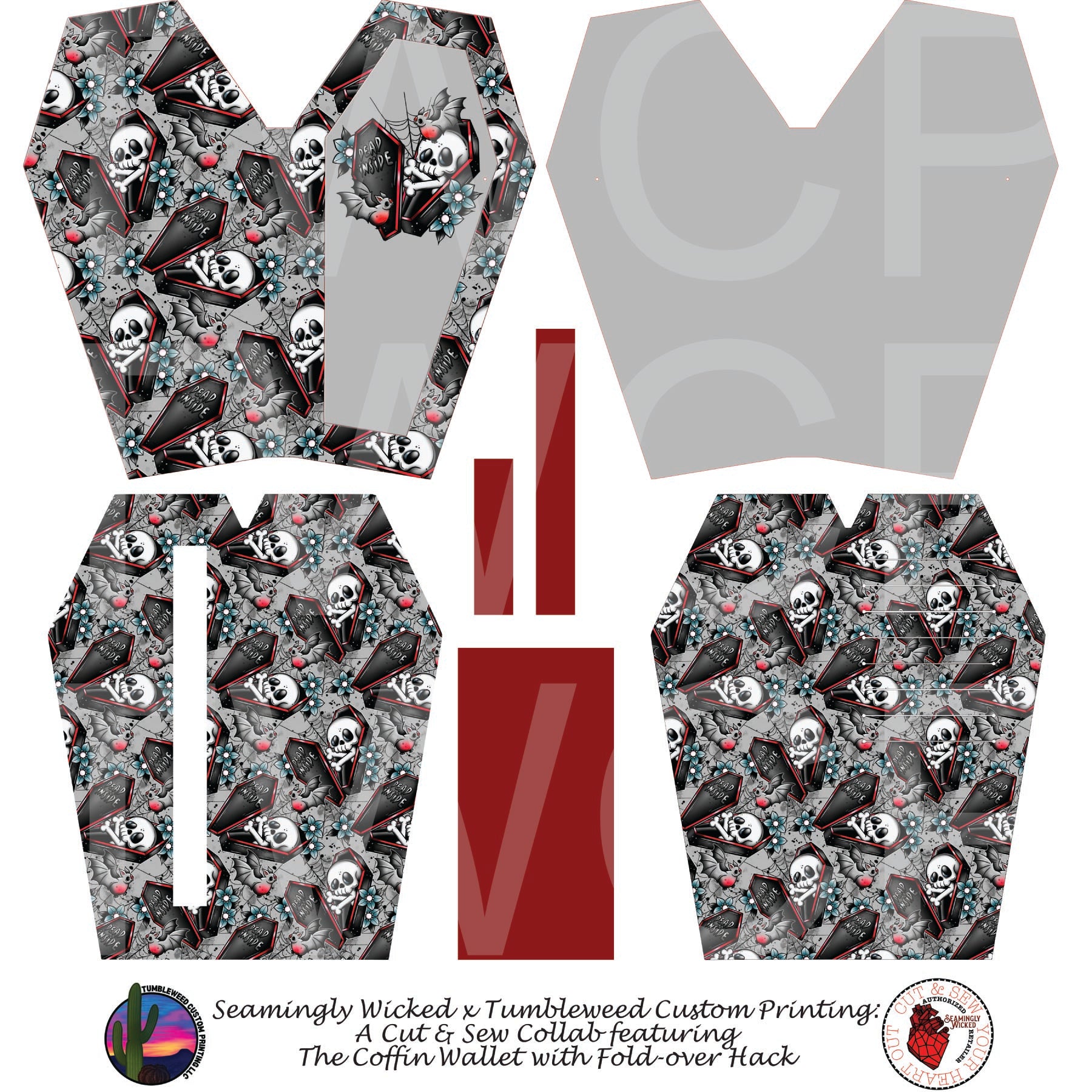 Seamingly Wicked - Coffin Wallet - Coffin 2