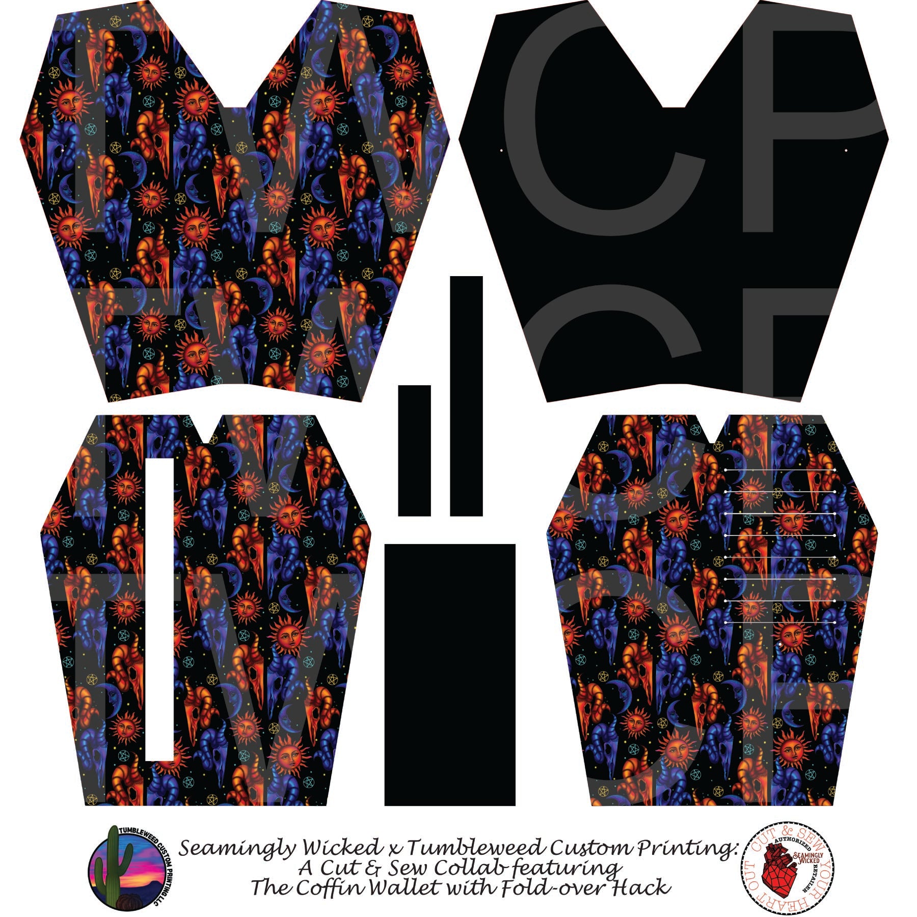 Seamingly Wicked - Coffin Wallet - Ram