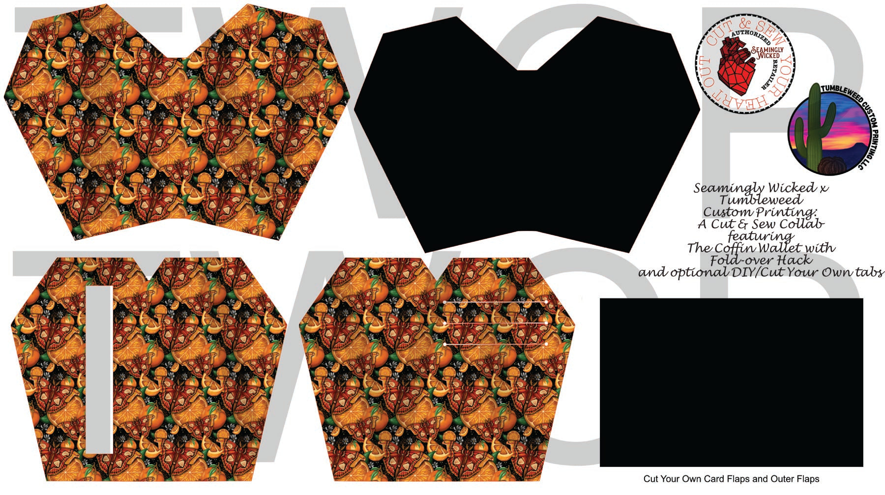 Seamingly Wicked - Claudia Bifold Wallet - Atlas