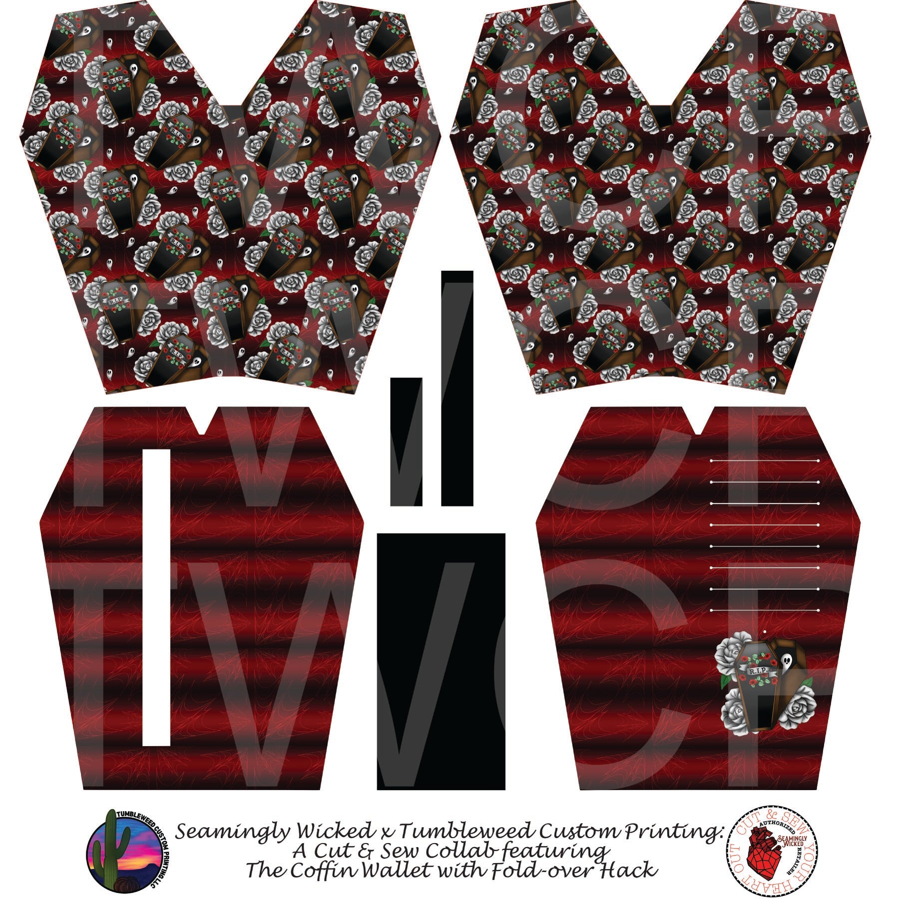 Seamingly Wicked - Coffin Wallet - Coffin