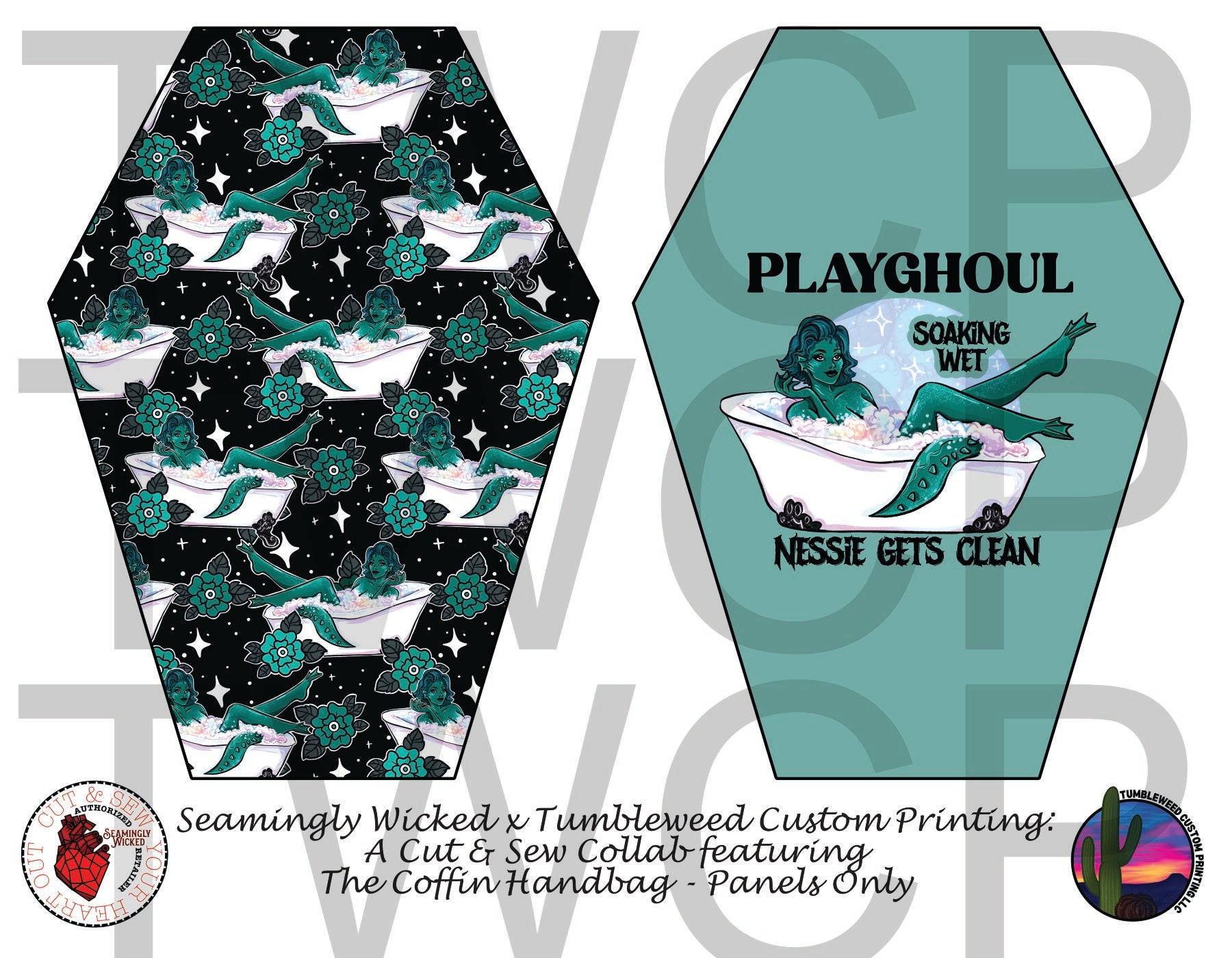 Seamingly Wicked - Coffin Handbag - Playghoul Nessie