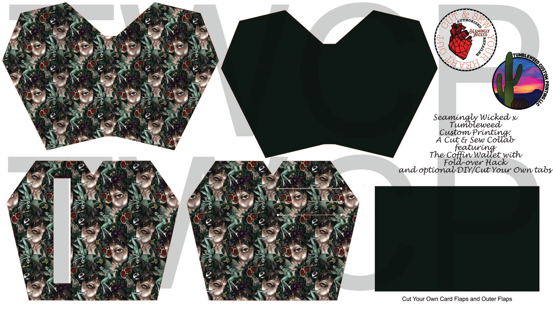 Seamingly Wicked - Claudia Bifold Wallet - Pale Brunch