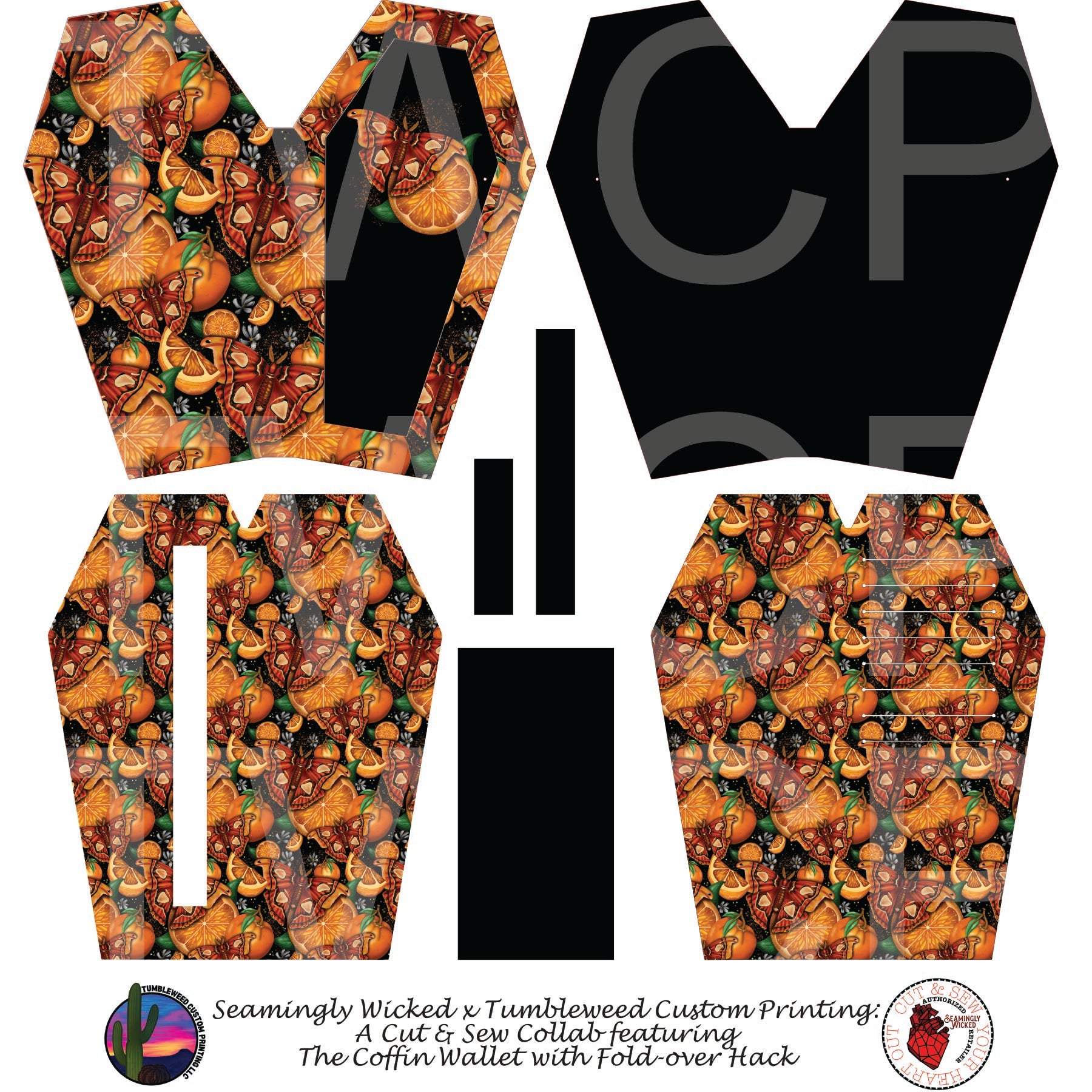 Seamingly Wicked - Coffin Wallet - Atlas