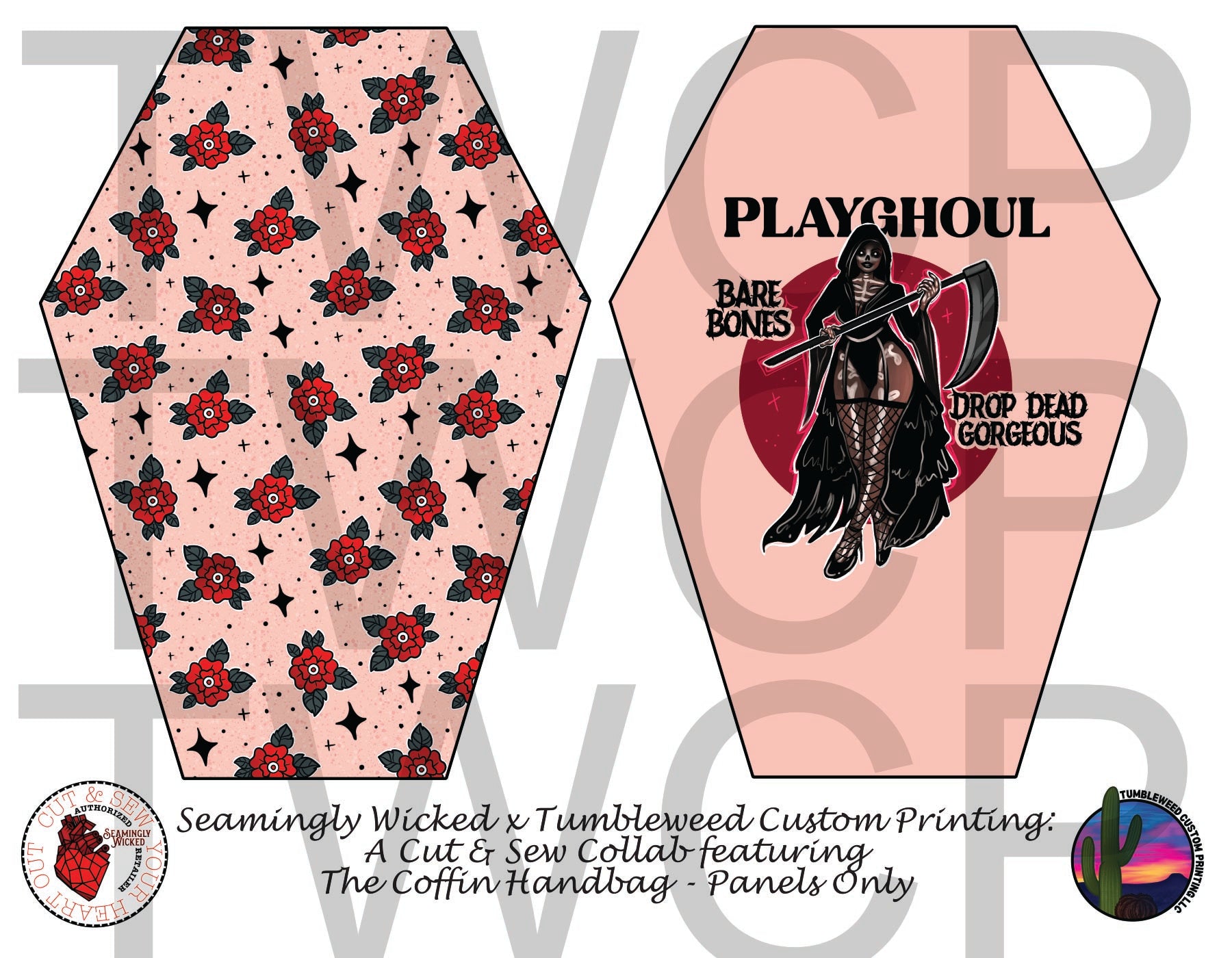 Seamingly Wicked - Coffin Handbag - Playghoul Reaper