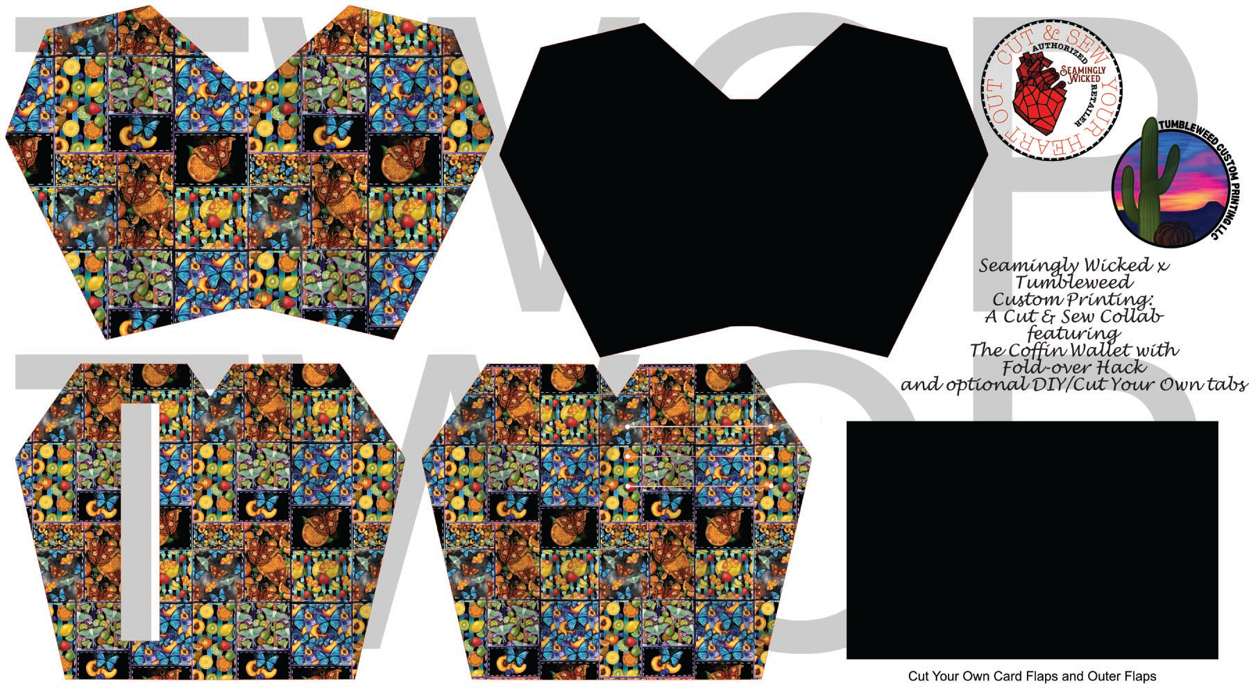 Seamingly Wicked - Claudia Bifold Wallet - Fruit Fly