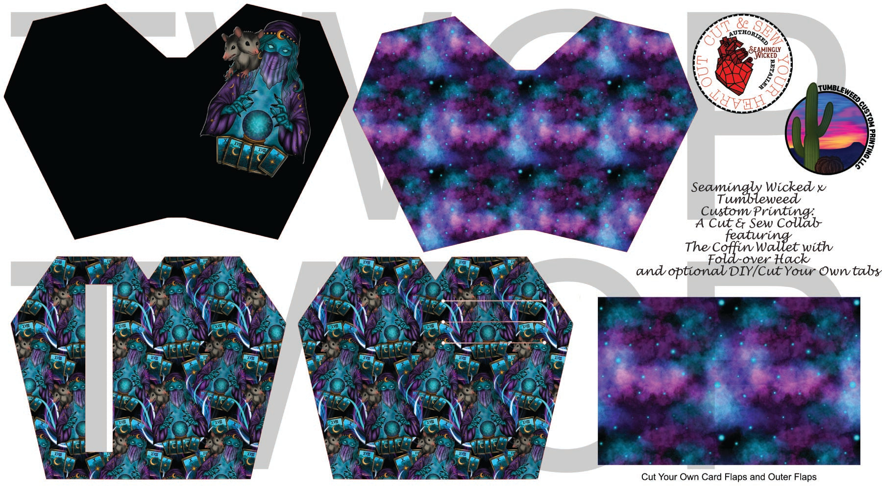 Seamingly Wicked - Claudia Bifold Wallet - Seer