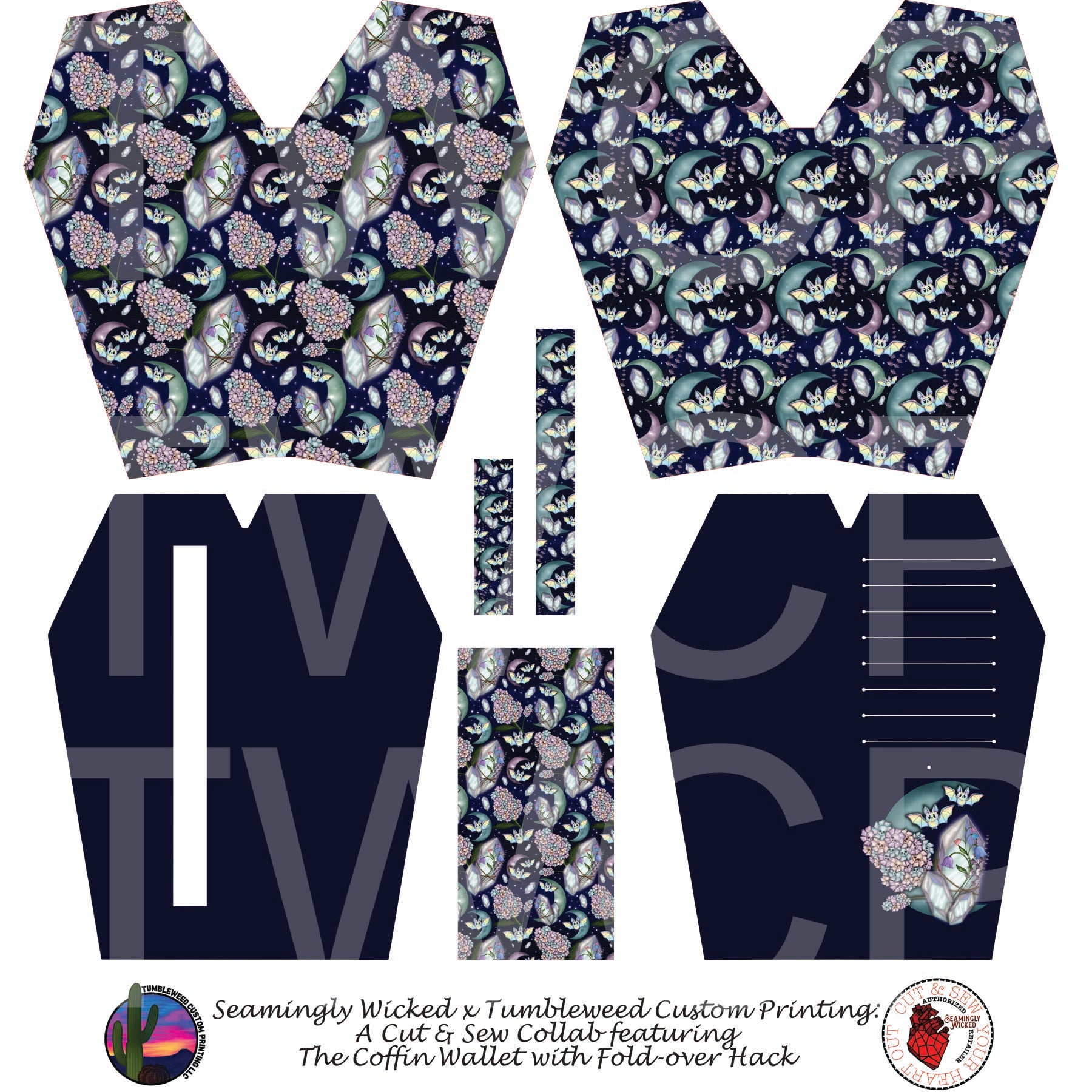 Seamingly Wicked - Coffin Wallet - Twilight Magic