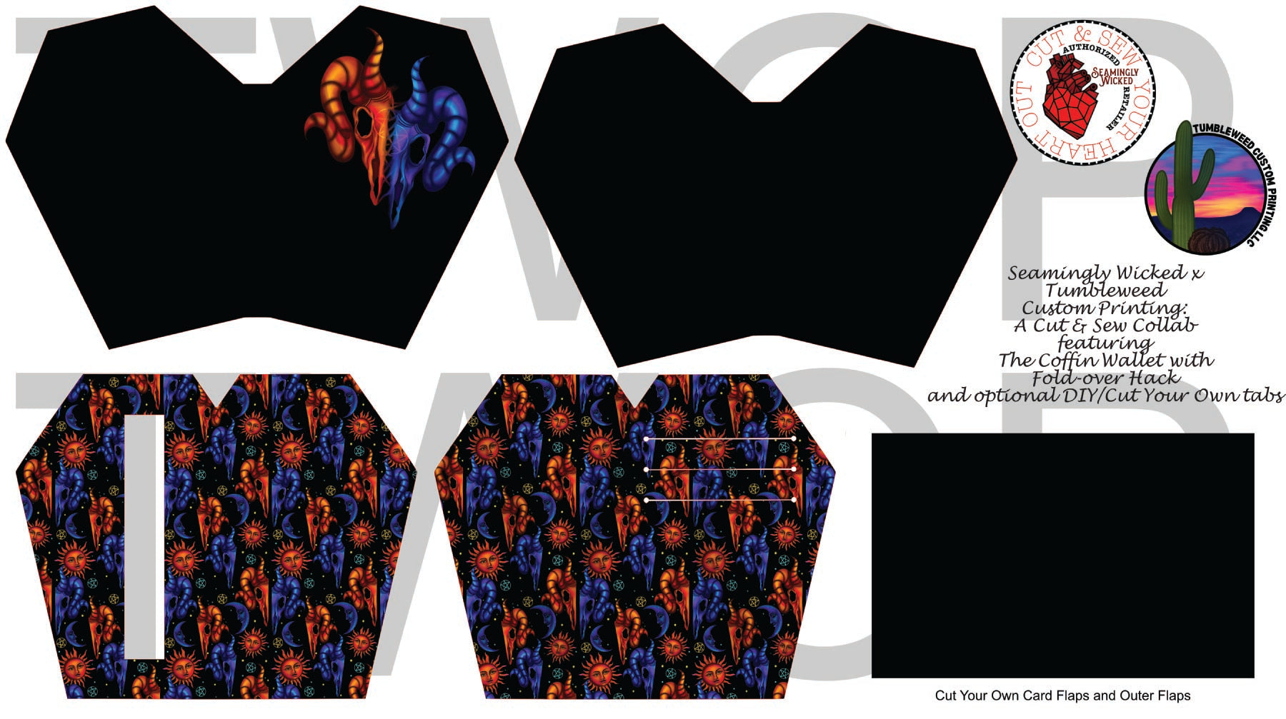 Seamingly Wicked - Claudia Bifold Wallet - Ram