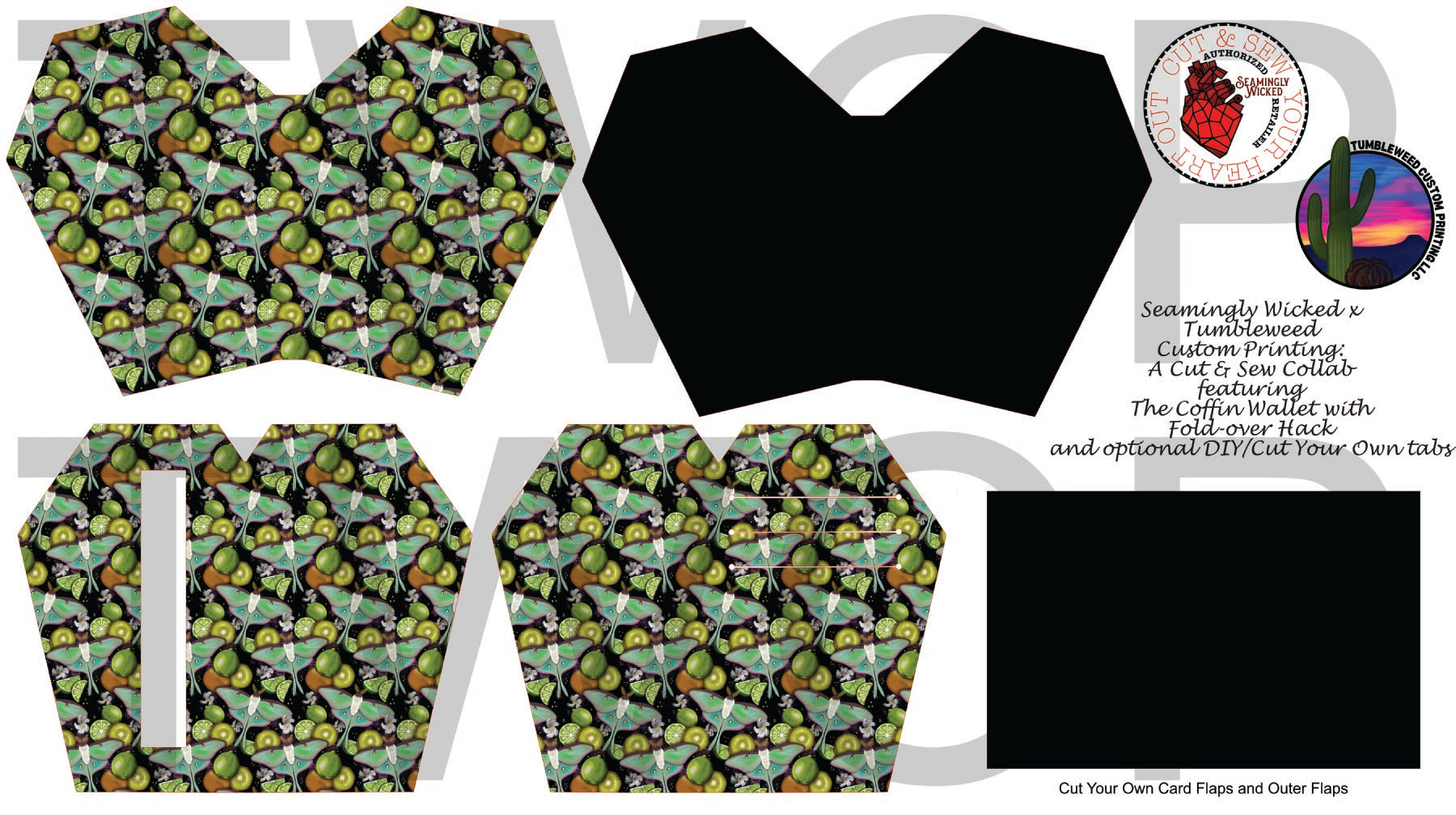 Seamingly Wicked - Claudia Bifold Wallet - Luna