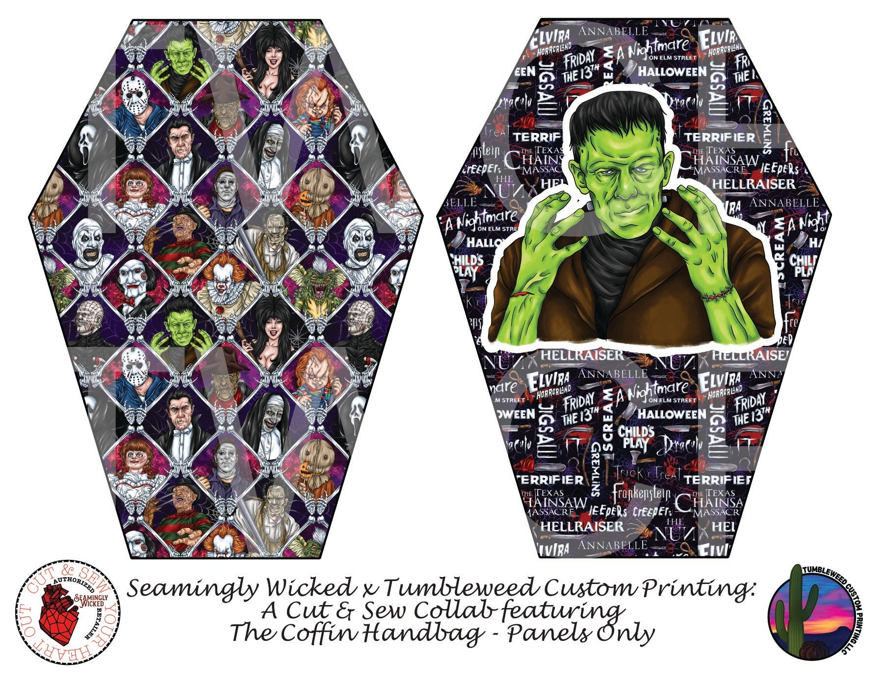 Seamingly Wicked - Coffin Handbag - The Monster