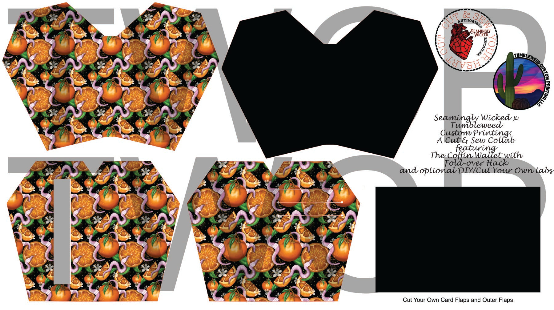 Seamingly Wicked - Claudia Bifold Wallet - Summer