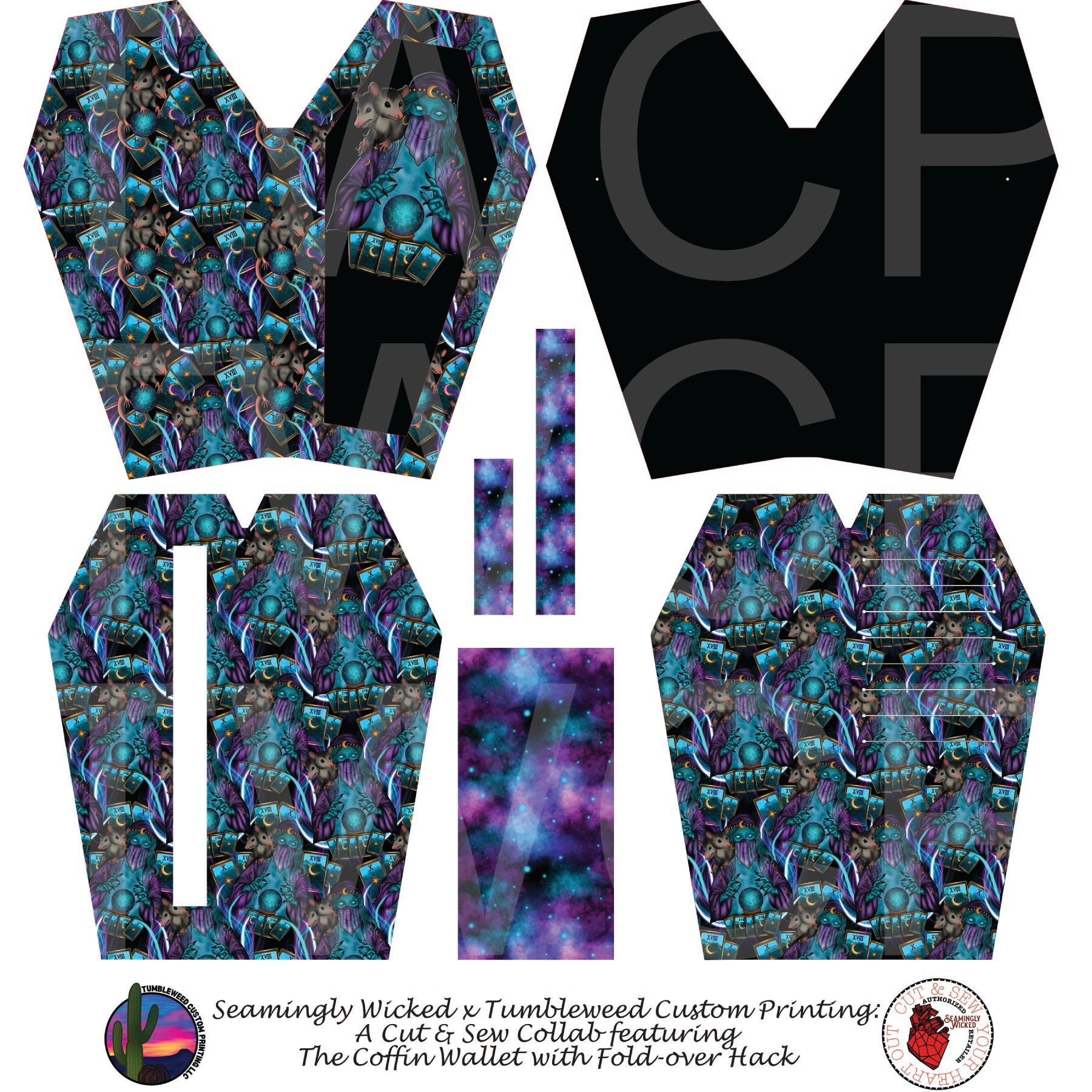 Seamingly Wicked - Coffin Wallet - Seer