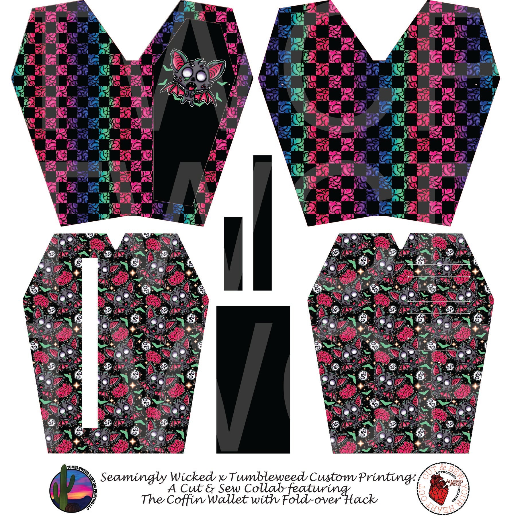 Seamingly Wicked - Coffin Wallet - Zombat