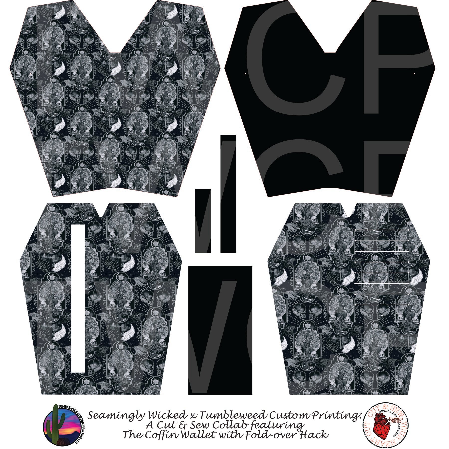 Seamingly Wicked - Coffin Wallet - Tree of Death